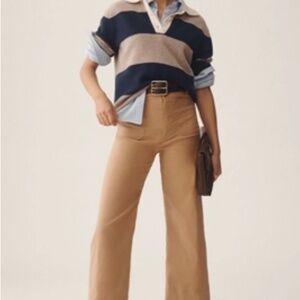 The Colette Magic Fabric Crop Wide-Leg Pants by Maeve